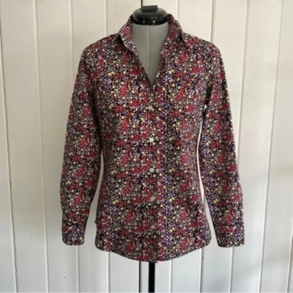 J. Crew Floral Button Up Shirt
